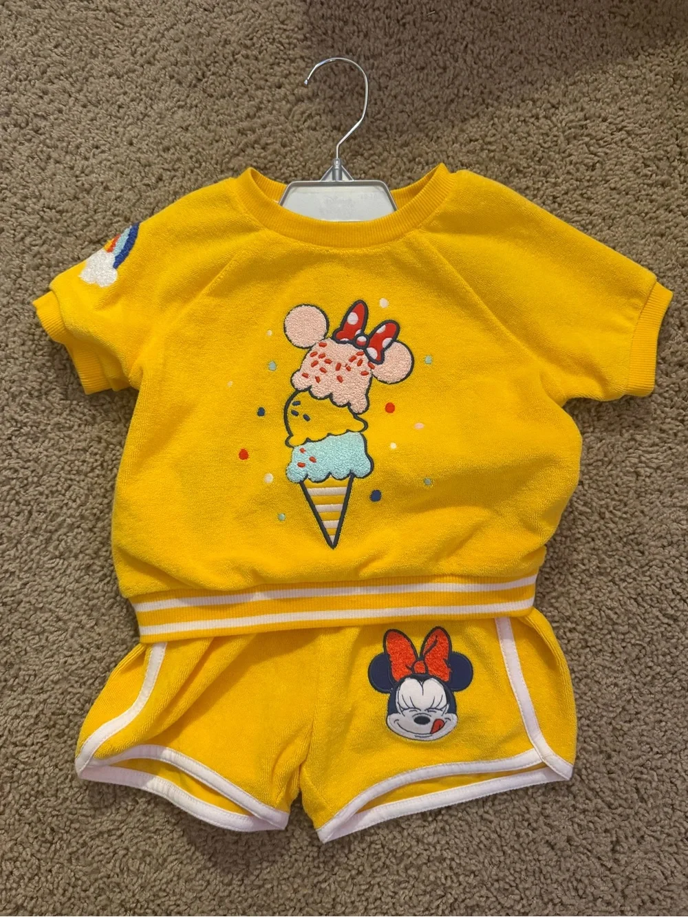 Disney Baby Yellow Infant Shirt